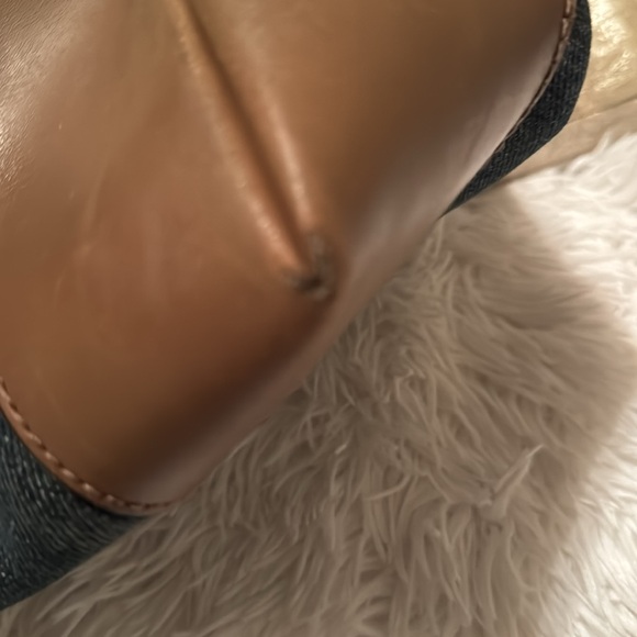 Gucci Denim Logo Tote - Picture 14 of 16